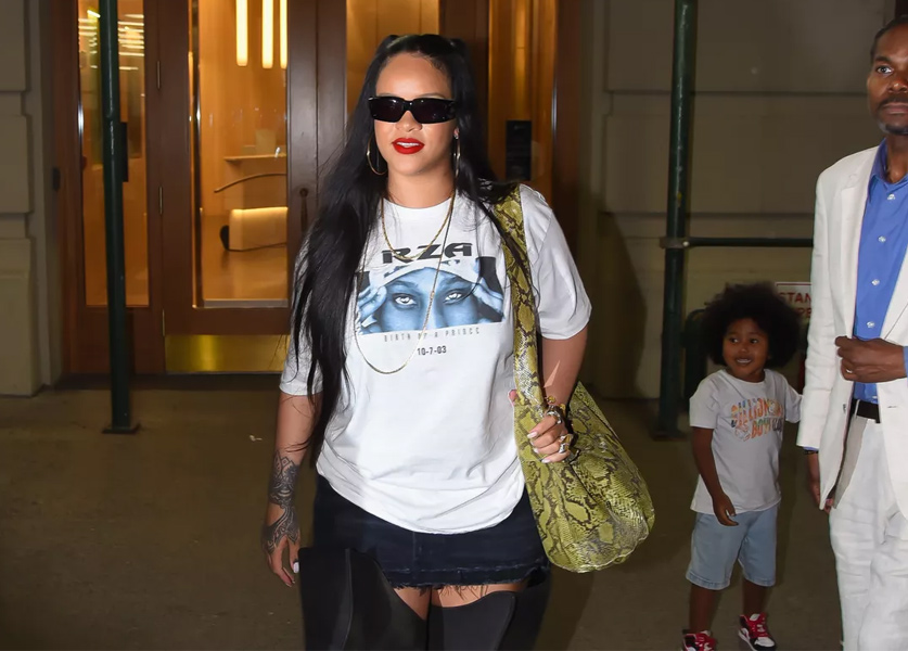 Rihanna Surprises Us with the Most Divisive Shoes in New York