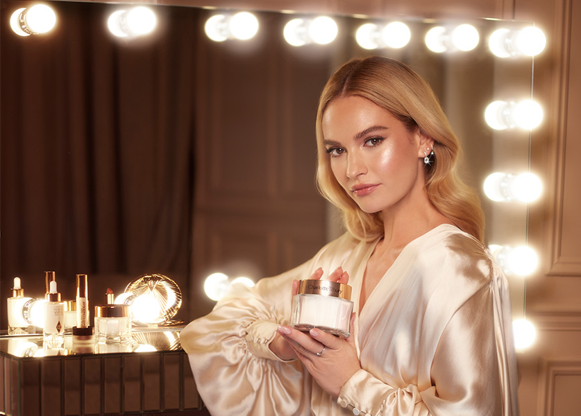 Lily James Named Star of Charlotte Tilbury’s New Global Magic Cream Campaign