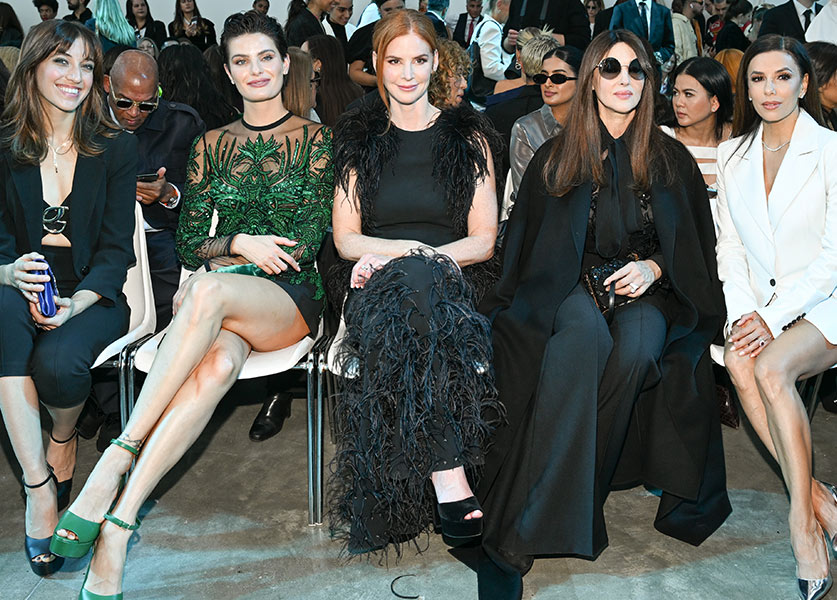 A-Listers Attend Elie Saab SS 2023 RTW Show in Paris