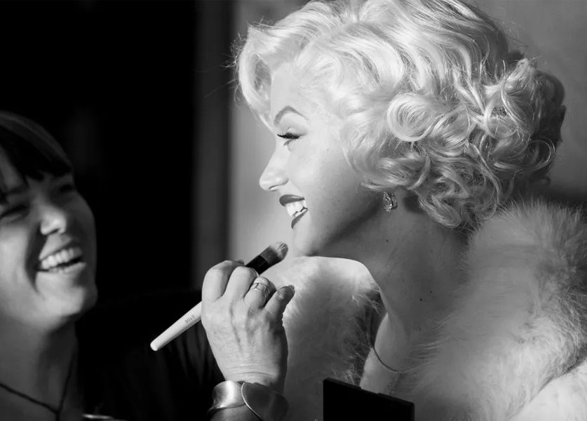 Incredible Metamorphosis of Ana de Armas into Marilyn Monroe  on “Blonde” Set