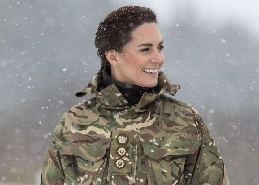 Princess of Wales Appears for the First Time in Military Clothing