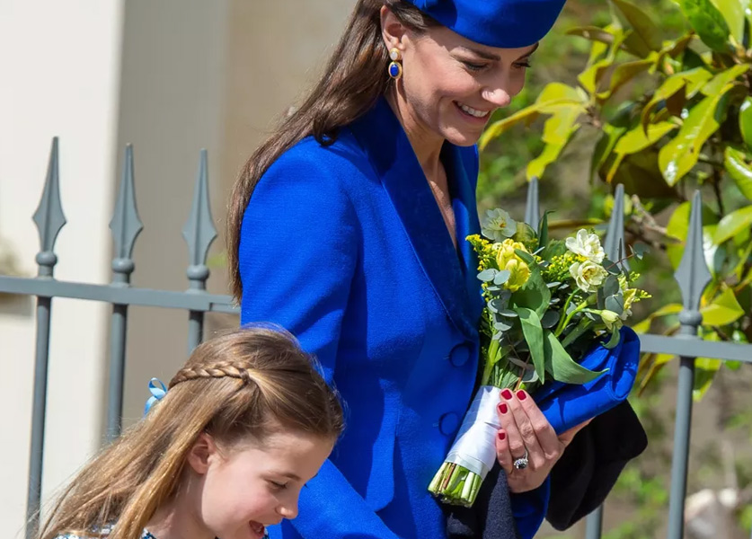 Kate Middleton Breaks Royal Tradition with Red  Easter Manicure