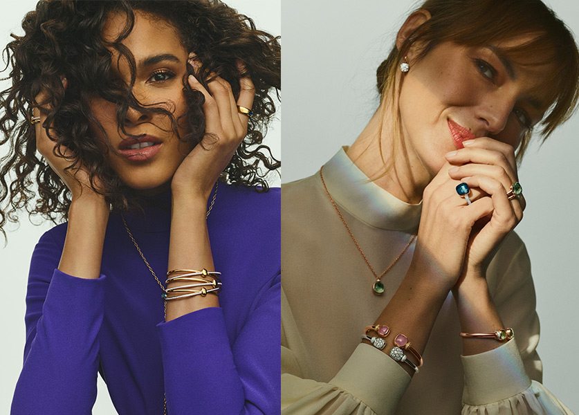 Cindy Bruna & Louise Bourgoin Represent Glamour with Pomellato