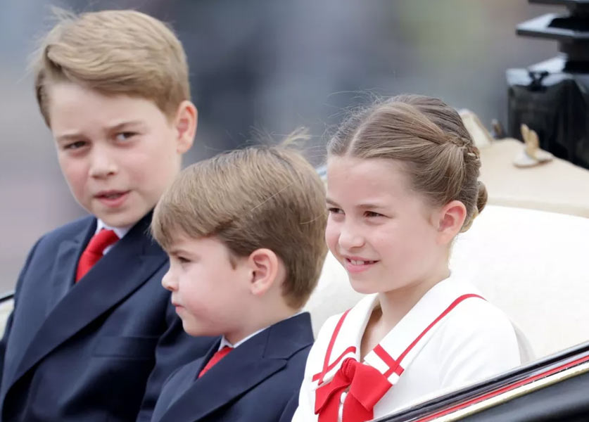 تسريحة شعر الأميرة شارلوت في عرض Trooping the Colour