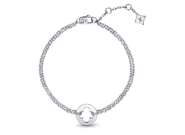 18-carat white gold Empreinte chain bracelet, Louis Vuitton