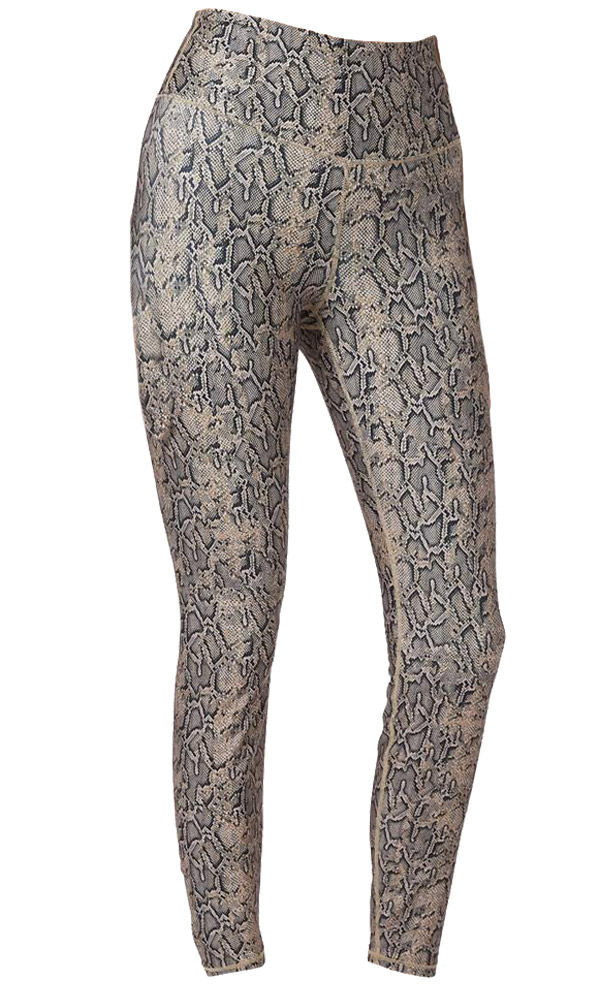 Leopard Eco Sheen Core Power Leggings - Good American