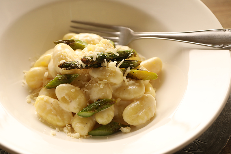 Gnocchi with Asparagus and Parmesan