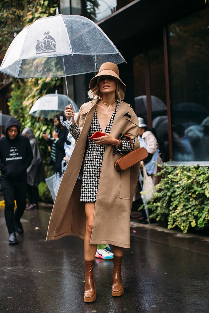 bucket hat at Paris Fashion Week