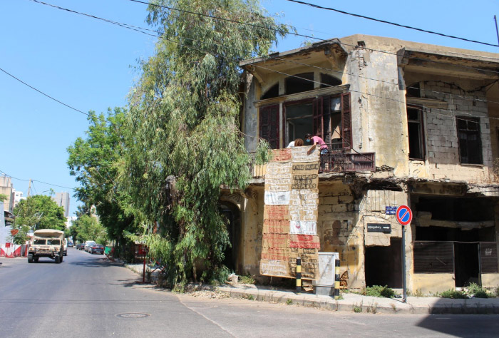 The art installation Beirut Narratives was conceived by two Lebanese architects Céline and Tatiana Stephan