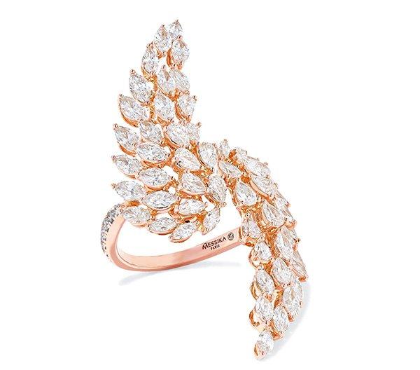 Angel Toi Moi 18 karat rose gold diamond ring - Messika
