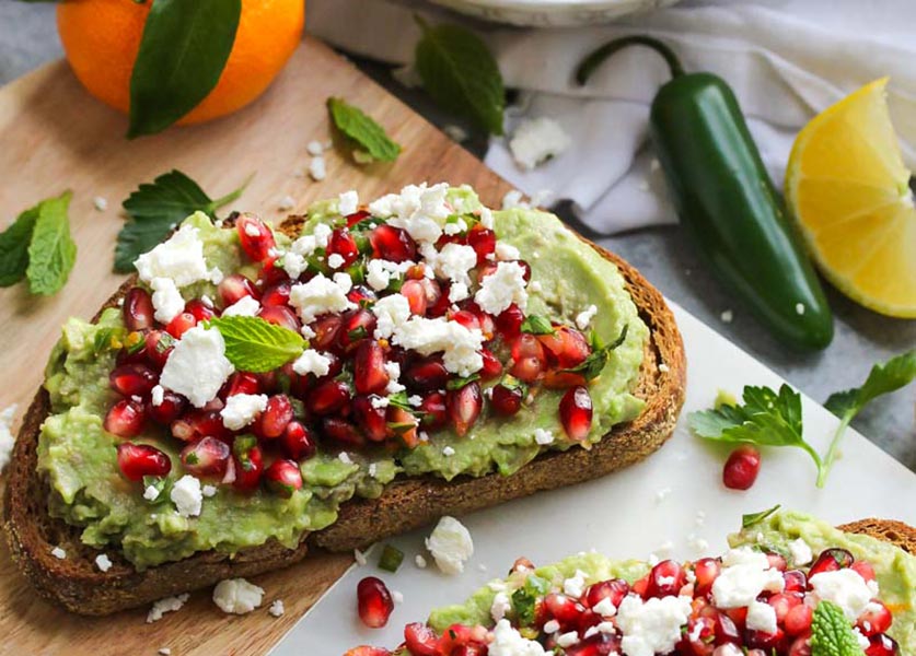 Avocado-Pomegranate