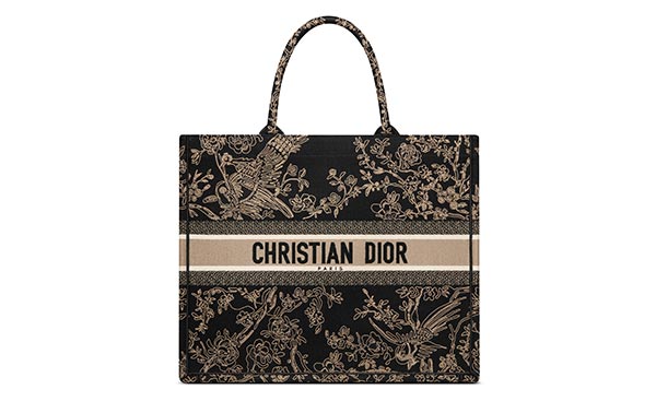 Dior Book Tote حقيبة أيقونية جديدة  بروحية  "الحديقة الشتويّة"