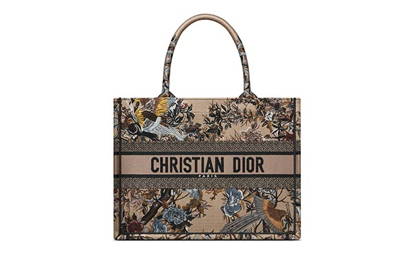 Dior Book Tote حقيبة أيقونية جديدة  بروحية  "الحديقة الشتويّة"