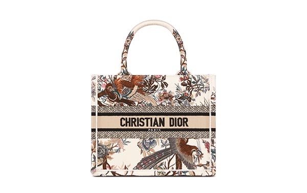 Dior Book Tote حقيبة أيقونية جديدة  بروحية  "الحديقة الشتويّة"