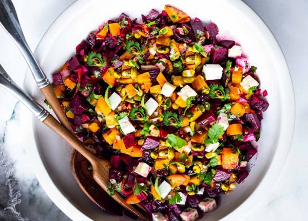 Beetroot Salad with Feta and Pistachios