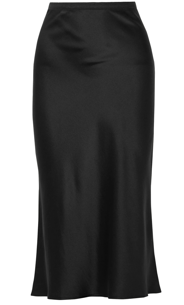 Bar Silk Midi Skirt – Anine Bing