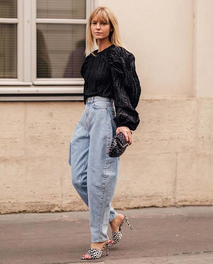 The Barrel-leg Jeans / Slouchy jeans