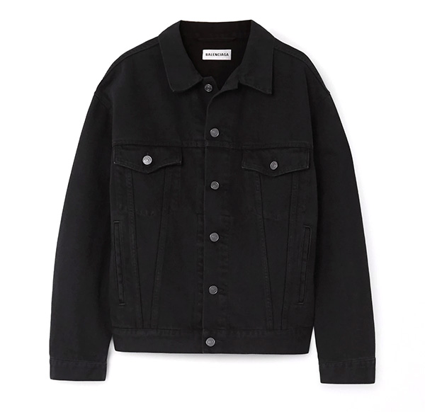 Black-denim-jacket-Balenciaga