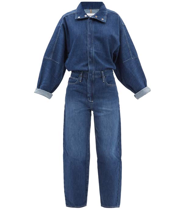 Bomber denim jumpsuit - Frame