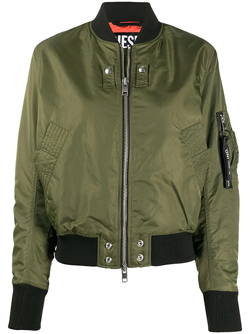 Bomber-Jacket-in-green-–-Diesel