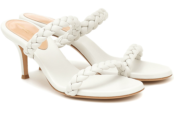 Braided leather mules, Gianvito Rossi