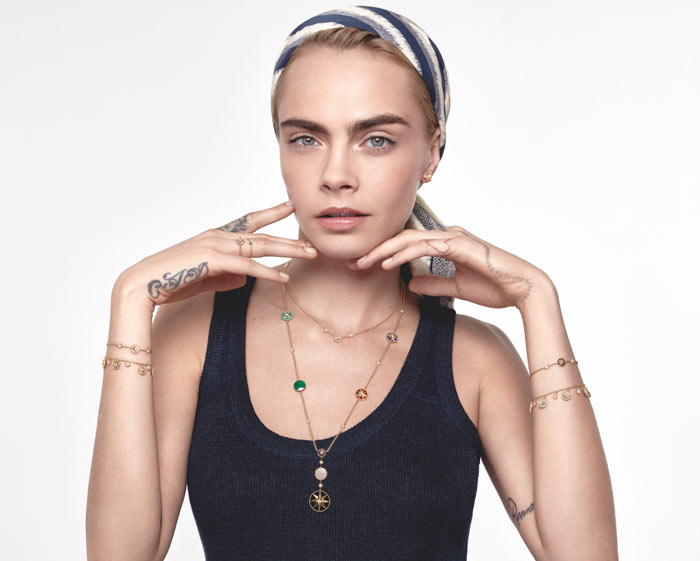 Cara Delevingne Stars In Dior Joaillerie Rose Des Vents 