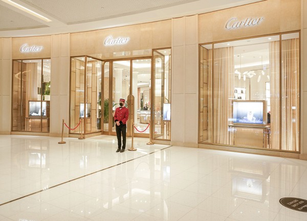 Stepping foot into the Dubai Mall boutique is just the beginning of the Cartier luxury-shopping experience