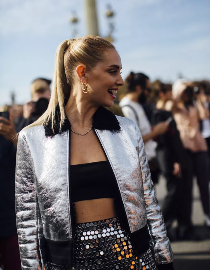 Chiara Ferragni - High Ponytail Hair