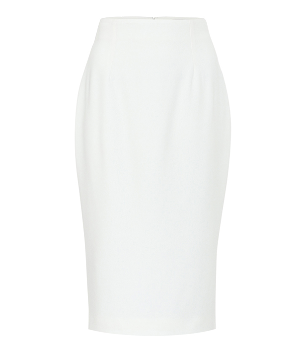 Crêpe-pencil-skirt,-Alexander-McQueen