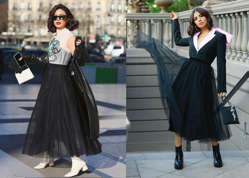 Deema Al Assadi Styles a Tutu Skirt in 6 ways Deema Al Assadi Styles a Tutu Skirt in 6 ways