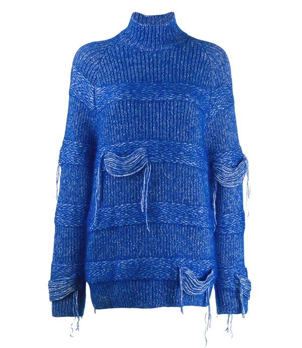Distressed-chunky-knit-sweater---MRZ