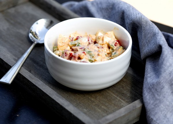 Egg Salad with Green & Red Peppers Egg Salad with Green & Red Peppers