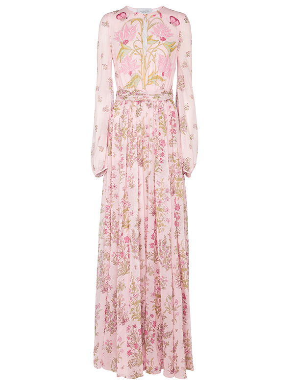 Floral silk crêpe gown, Giambattista Valli