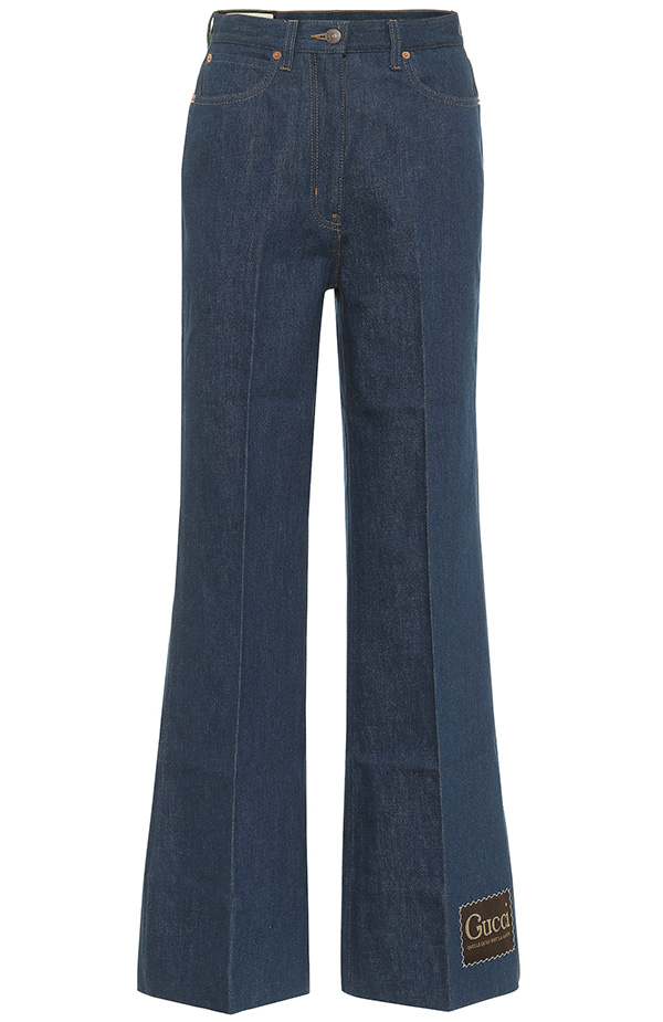 High rise flared jeans - Gucci