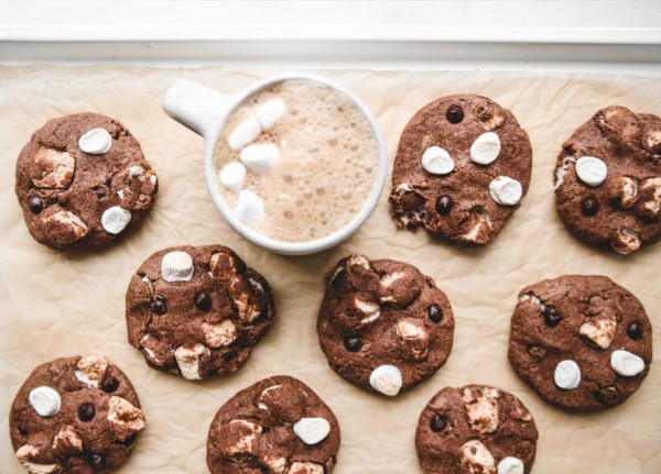 Hot Chocolate Cookies