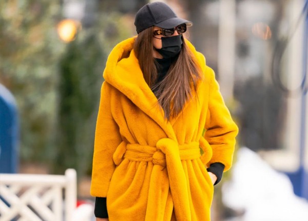 Irina Shayk Steps Out In Statement Winter Coats