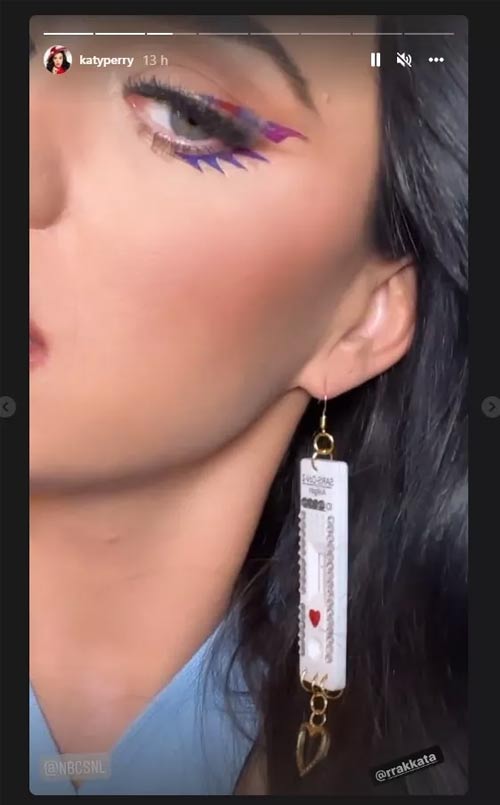 katy Perry pcr earings