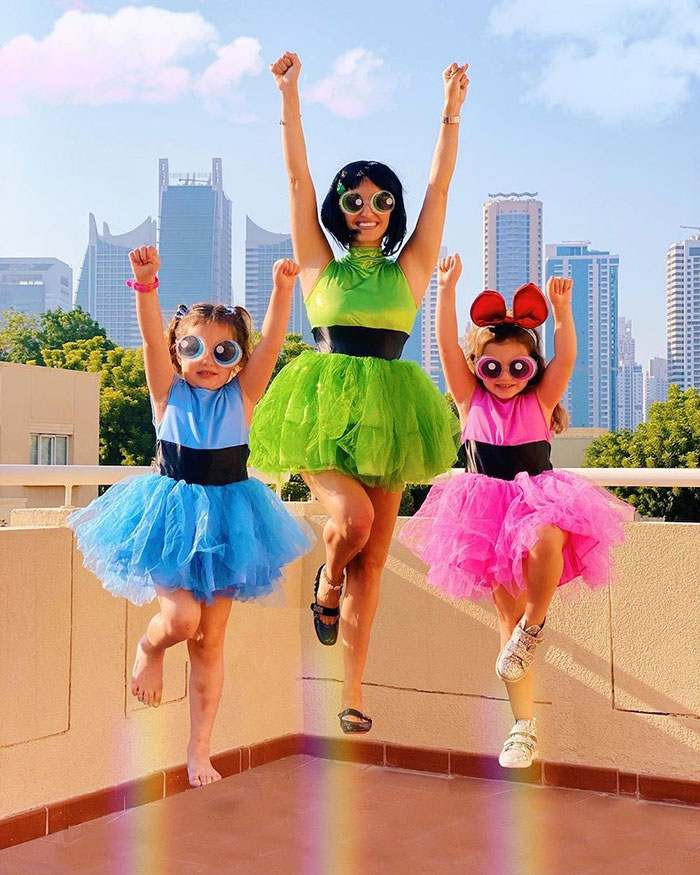 Karen-Wazen-posed-as-the-Powerpuff-Girls