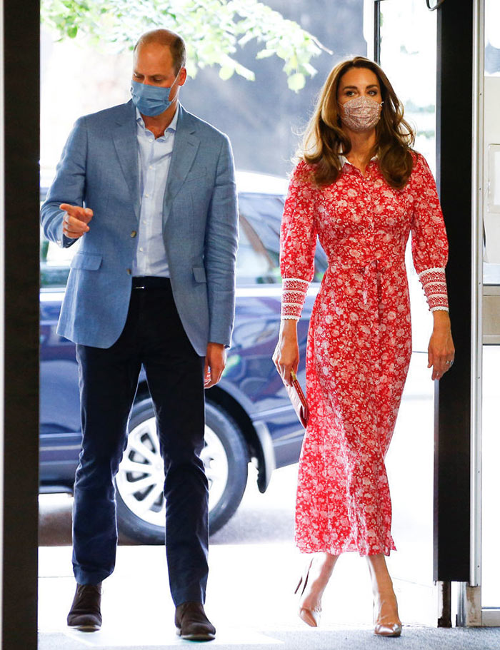 Kate Middleton wearing Beulah London long sleeves dress