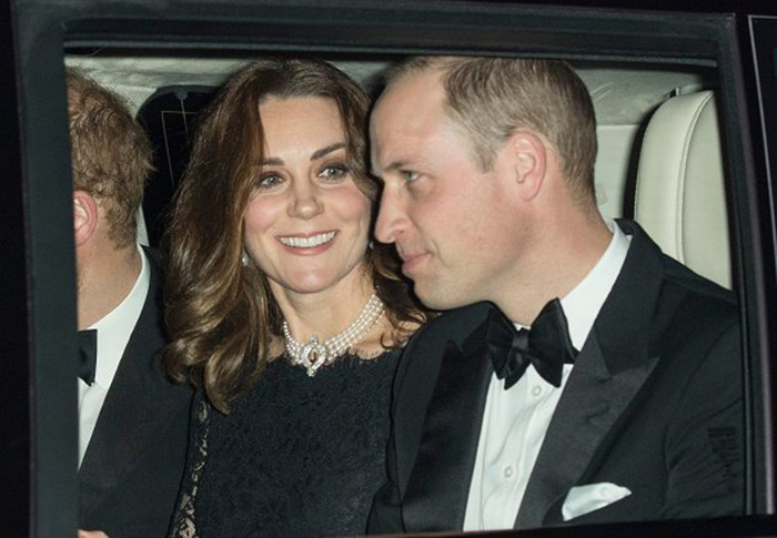 Kate in 2017 wearing the Pearl Choker