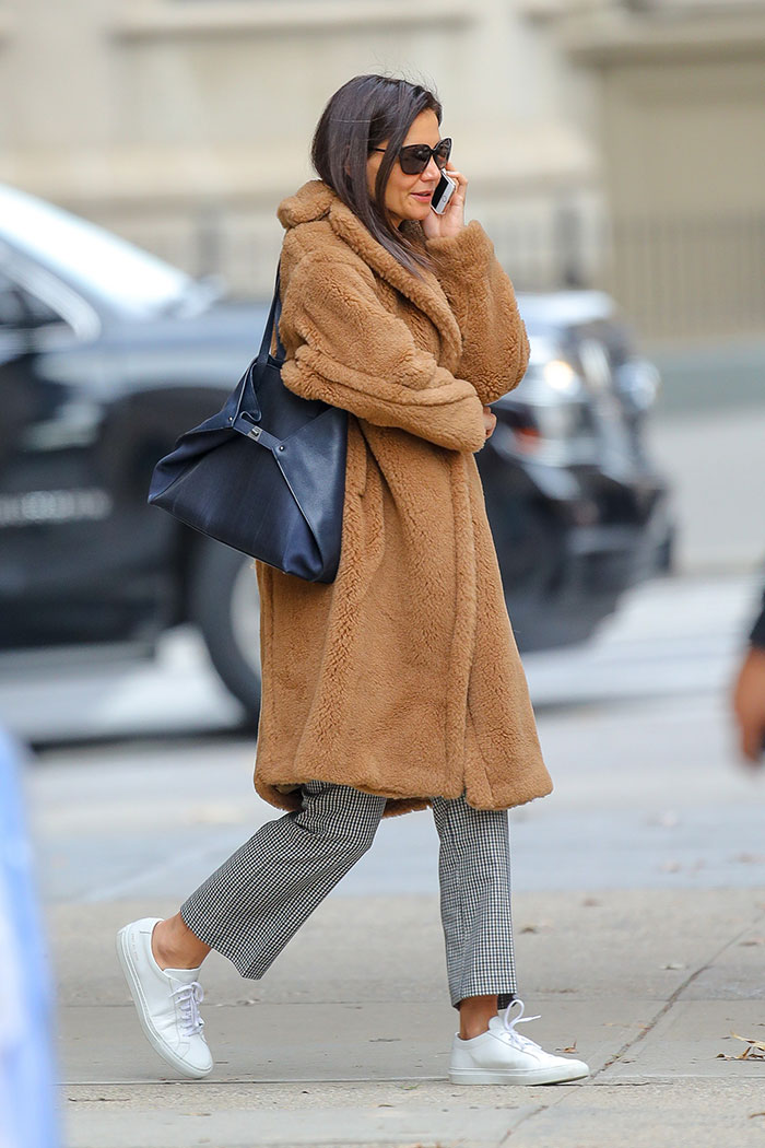 Katie-Holmes-Wearing-Max-Mara-Teddy-Bear-Coat