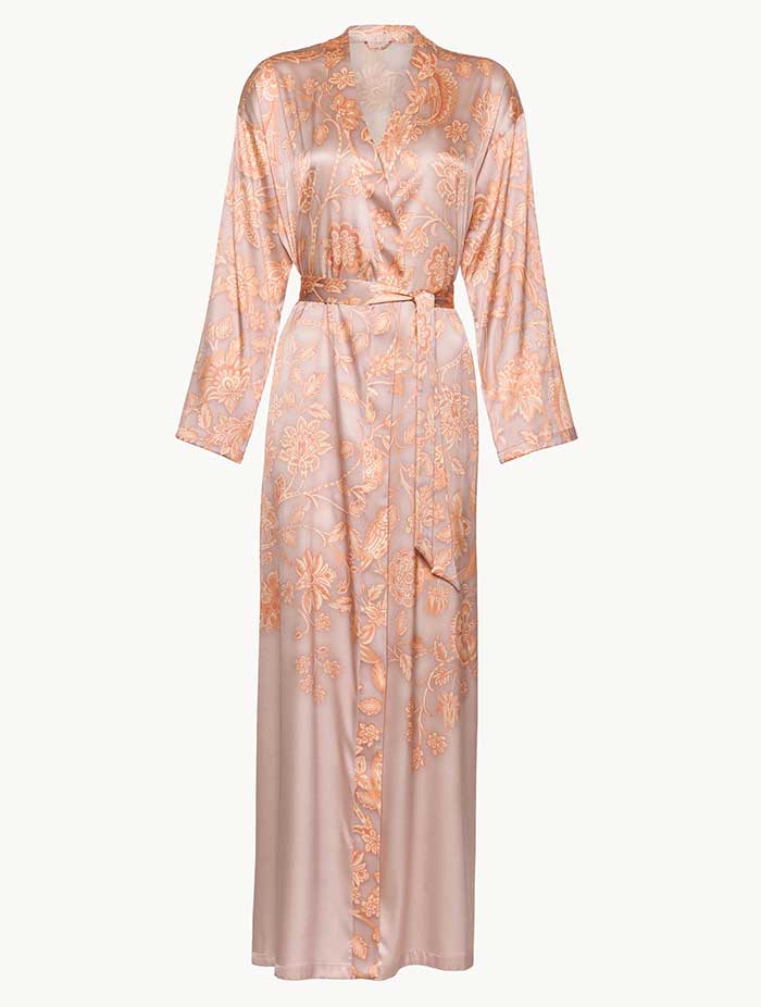 Robe in pink silk satin – La Perla