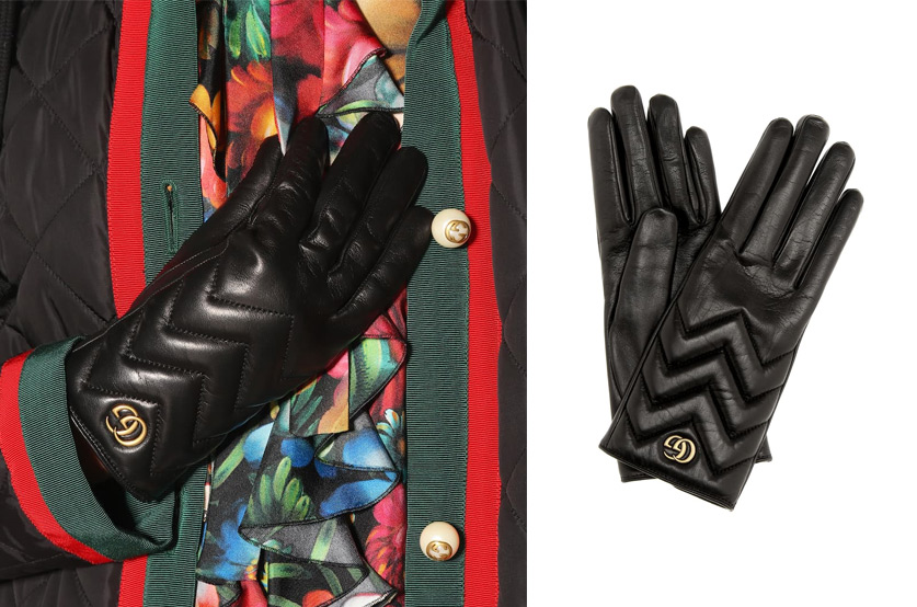 Leather-gloves---Gucci