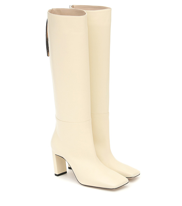 Leather-knee-high-boots,-Wandler