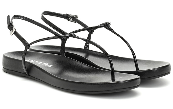 Leather sandals - Prada