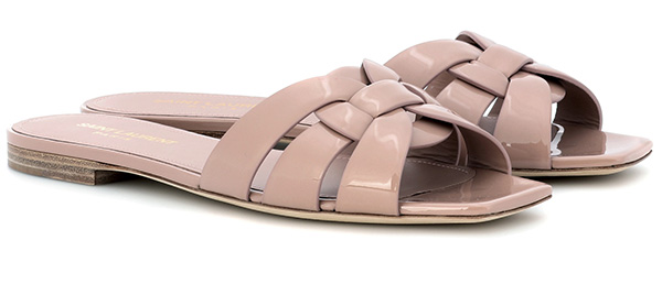 Leather-sandals-Saint-Laurent