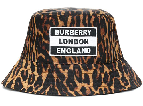 Leopard-print bucket hat, Burberry