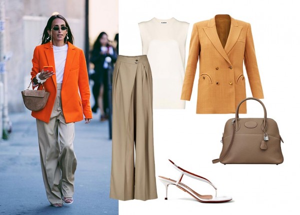 The Orange Blazer Makes You Stand Out