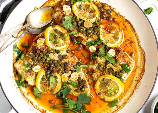 An easy Mediterranean fish fillet recipe