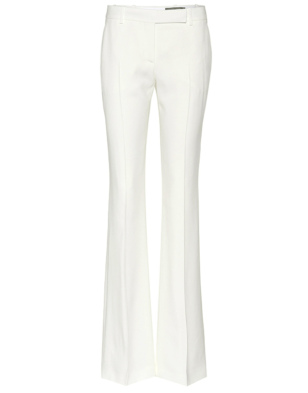 Mid-rise flared pants, Alexander McQueen